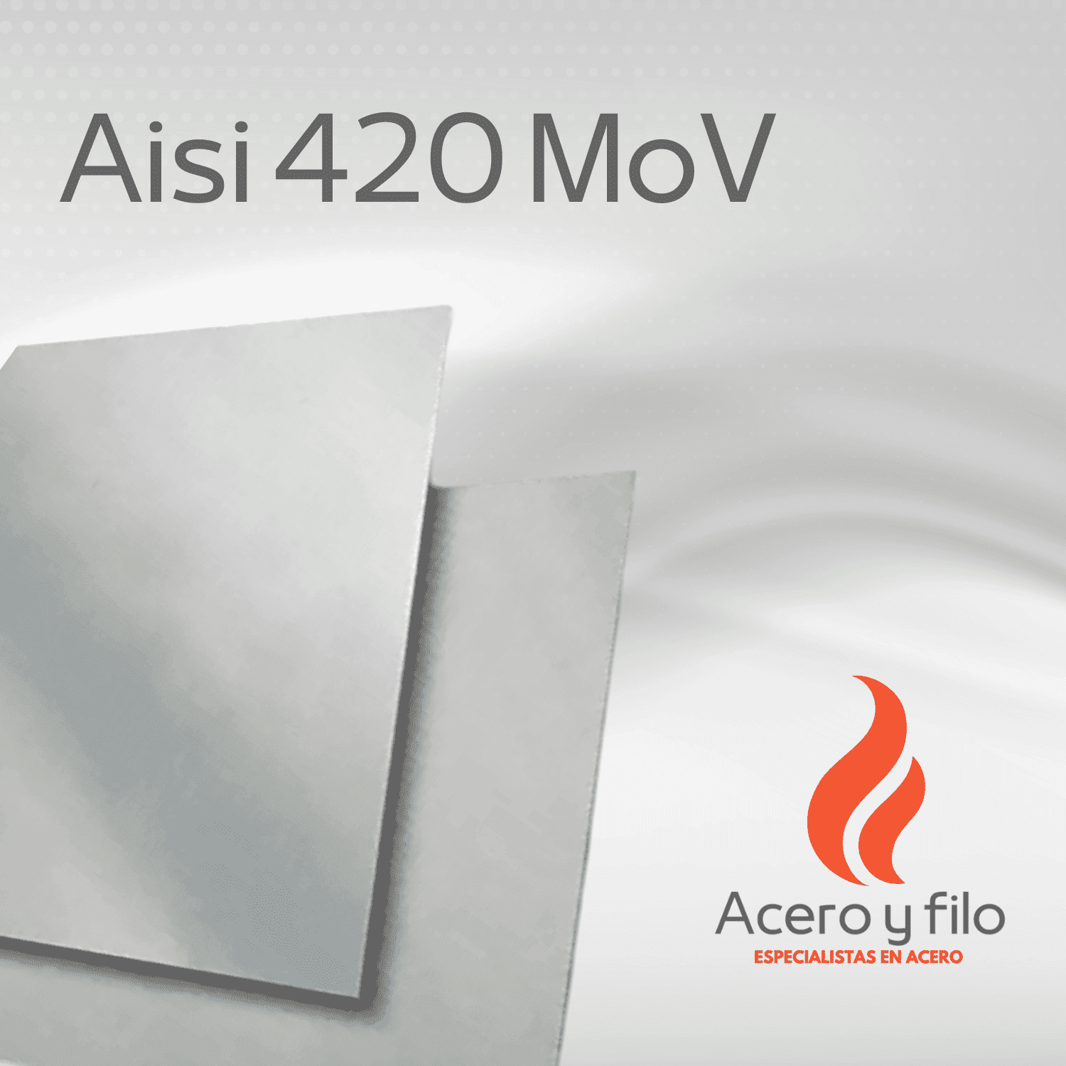 Acero inoxidable para cuchillos AISI 420 MoVa